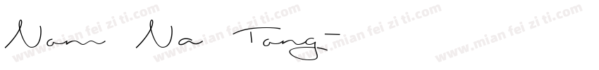 Nom Na Tong字体转换